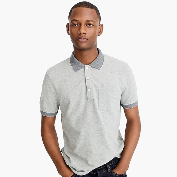 NEW WITH TAGS J.CREW men’s pique polo large - Picture 4 of 4
